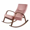  Кресло-качалка Ирис  Пудровый каркас  Вишня